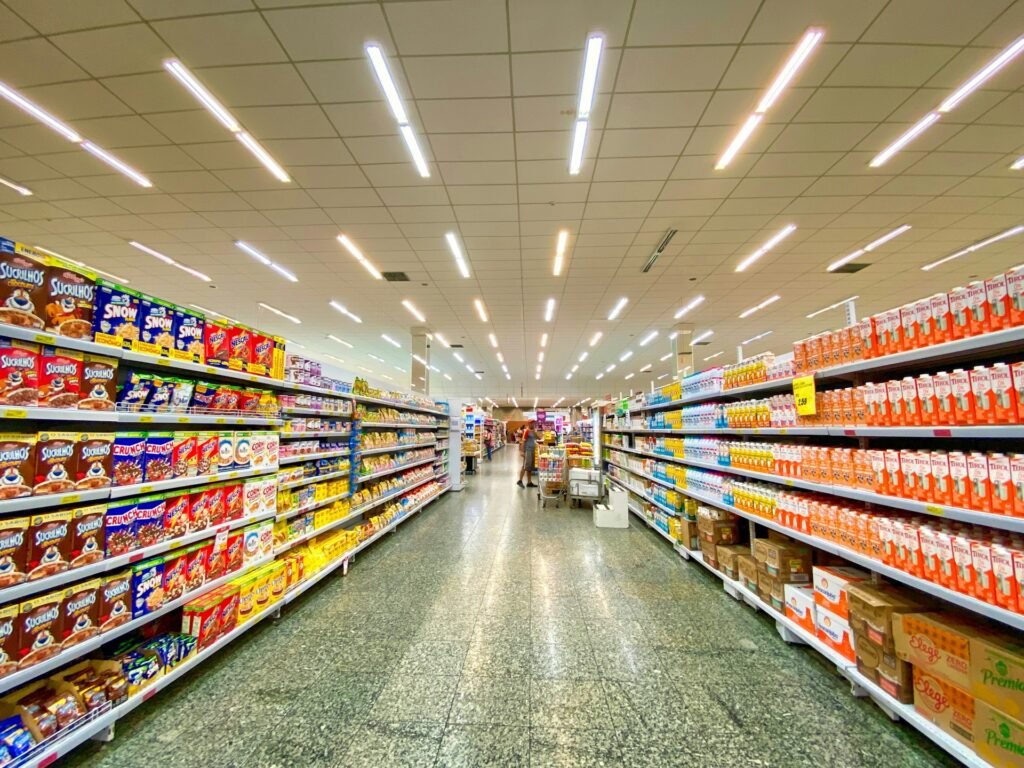 Pasillo supermercado